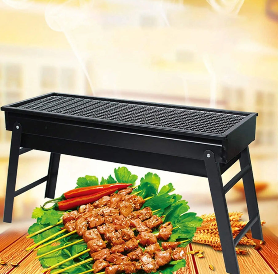 Folding Charcoal Barbecue Grill