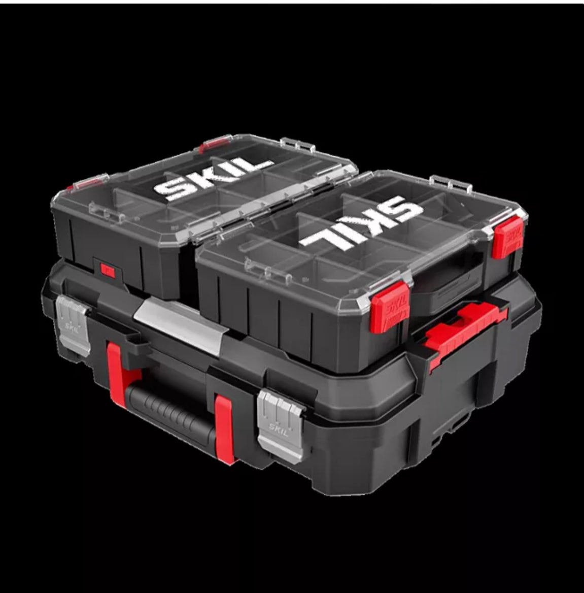 SKIL 4-Piece Rolling Tool and Organizer Box